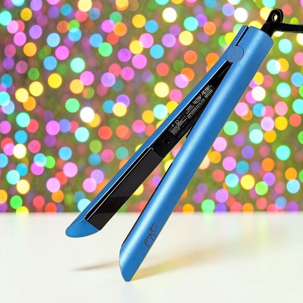 PYT HAIR Ion Fusion 2.0 Pro Analog Ceramic Styler Blue Topaz New In Box RV $250